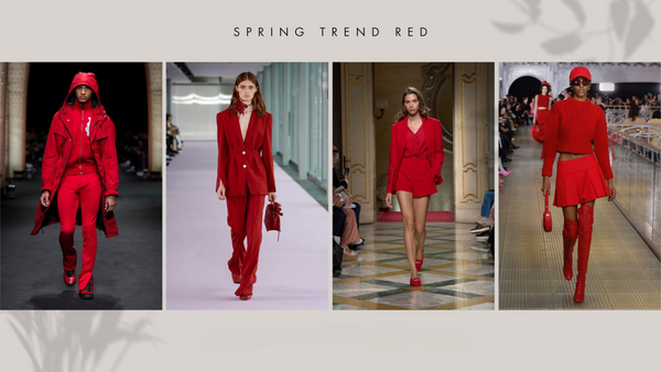 2024 Spring Fashion Trend Red 